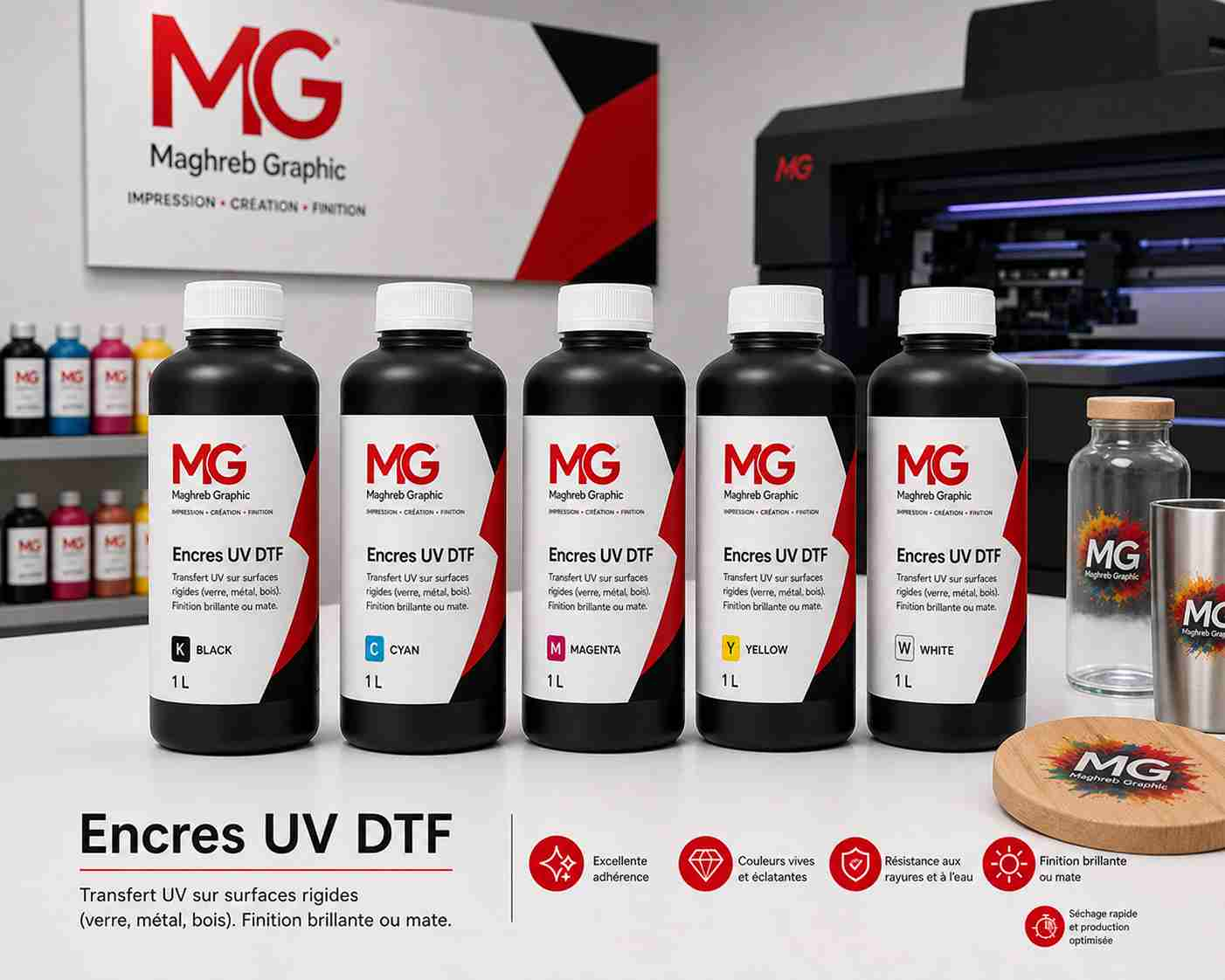 Encres UV DTF